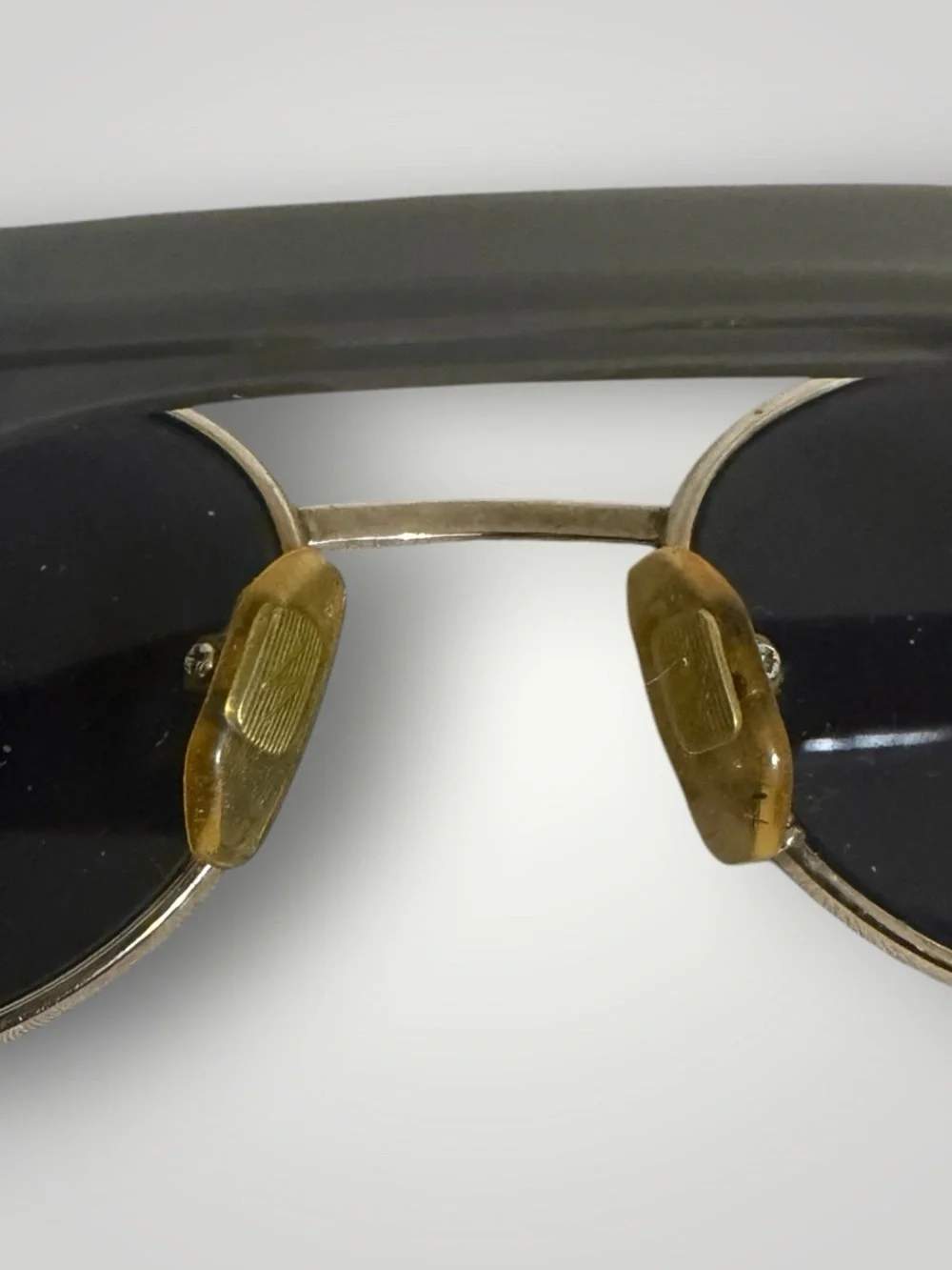 Yohji Yamamoto 52-4201 Vintage 90s Steampunk Oval Sunglasses Made in Japan